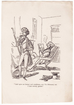 (And upon me honour...)Thackeray illustration